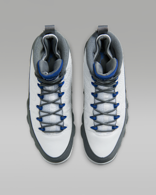 Air Jordan 9 Retro 'Flint Grey and French Blue' Men's Shoes. Nike ID